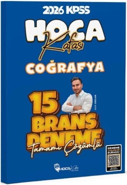 2026 KPSS Coğrafya 15 Deneme Hoca Kafası ürün görseli 1