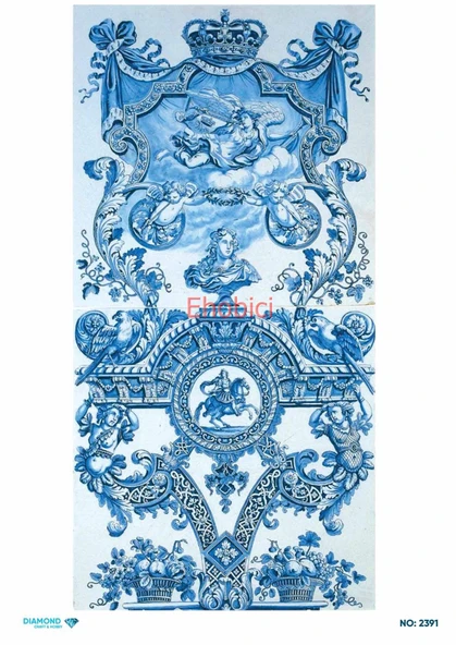 Diamond Pirinç Dekopaj Kağıdı - 2391 ürün görseli 1