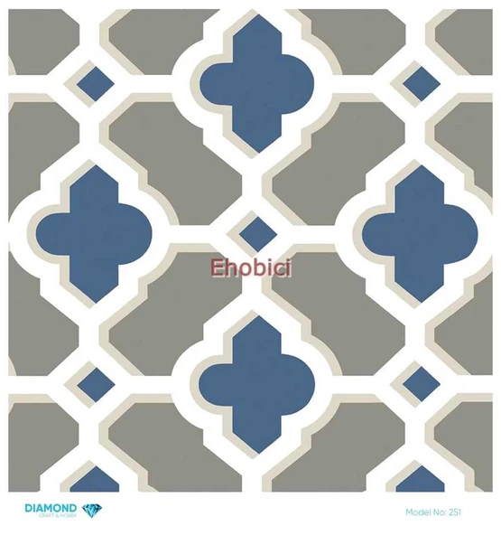 Diamond Pirinç Dekopaj Kağıdı - 251 - 30x30 ürün görseli 1