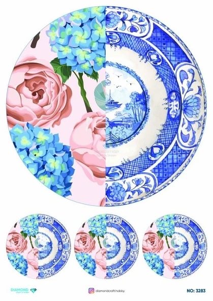 Diamond Pirinç Dekopaj Kağıdı - 3283 ürün görseli 1