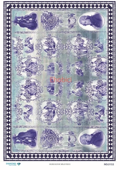 Diamond Pirinç Dekopaj Kağıdı - 5152 ürün görseli 1