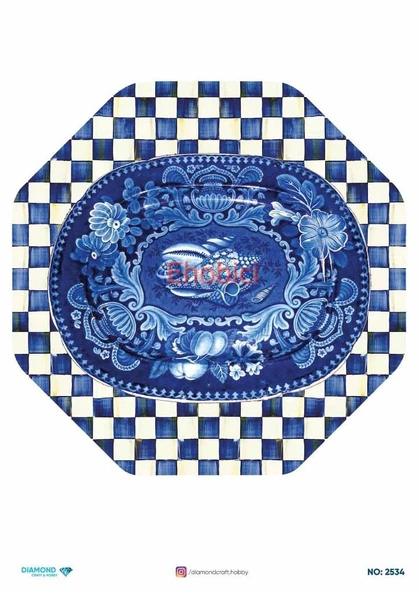 Diamond Pirinç Dekopaj Kağıdı - 2534 ürün görseli 1