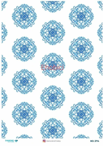 Diamond Pirinç Dekopaj Kağıdı - 2714 ürün görseli 1