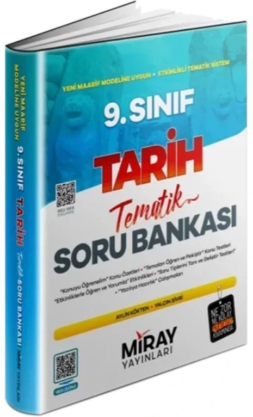 Miray 9. Sınıf Tarih Tematik Soru Bankası ürün görseli 1