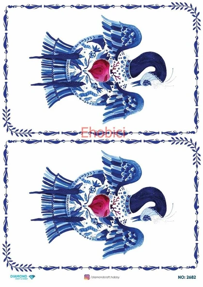 Diamond Pirinç Dekopaj Kağıdı - 2682 ürün görseli 1