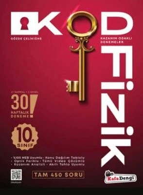 10. Sınıf Fizik 30 Haftalık Süreç Uygulamarı Kafa Dengi ürün görseli 1