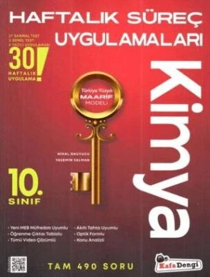 10. Sınıf Kimya 30 Haftalık Süreç Uygulamarı Kafa Dengi ürün görseli 1