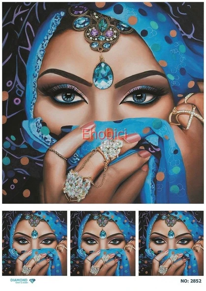 Diamond Pirinç Dekopaj Kağıdı - 2852 ürün görseli 1