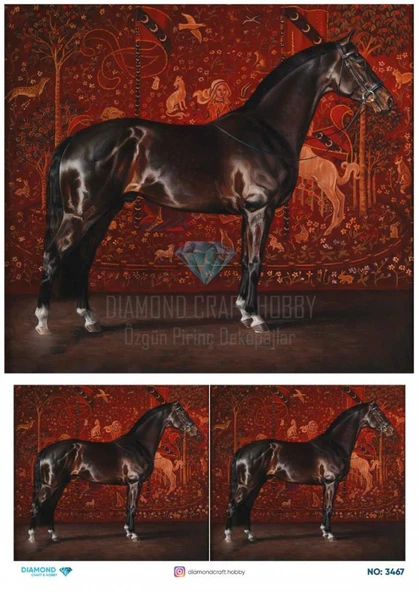 Diamond Pirinç Dekopaj Kağıdı - 3467 ürün görseli 1