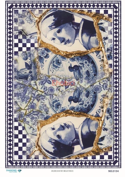 Diamond Pirinç Dekopaj Kağıdı - 5154 ürün görseli 1
