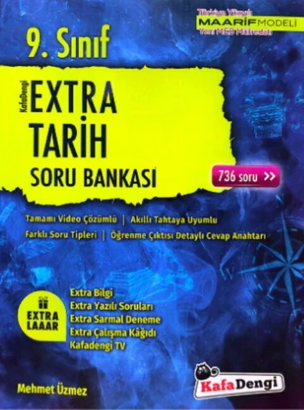 9. Sınıf Tarih Extra Soru Bankası Kafa Dengi ürün görseli 1