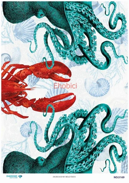 Diamond Pirinç Dekopaj Kağıdı - 5169 ürün görseli 1