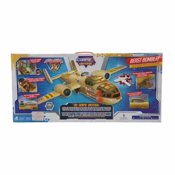 TheCorpsUniverseBeastBomberSesliveIşıklıAskeriUçak - Resim 3