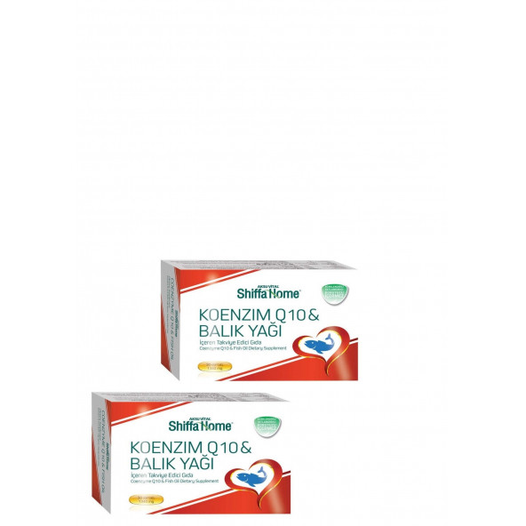Shiffa home Koenzim Q10 ve Omega3 30 softgel x 2 adet ürün görseli 1