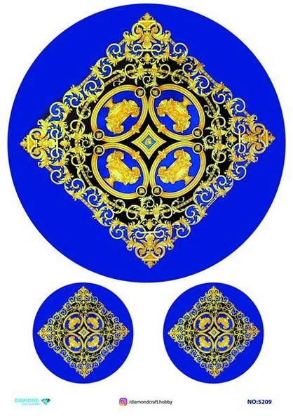 Diamond Pirinç Dekopaj Kağıdı - 5209 ürün görseli 1