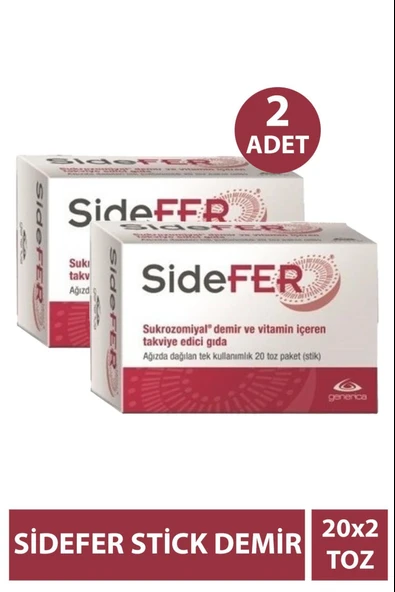 Sidefer 20 Toz Paket 2 Adet ürün görseli 1