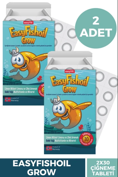 EasyFishoil Grow 30 Jel Tablet 2 Adet ürün görseli 1