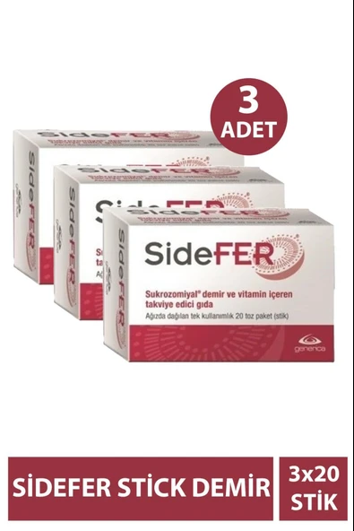 Sidefer 20 Toz Paket 3 Adet ürün görseli 1