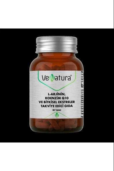 VeNatura L-arjinin Koenzim Q10 Ve Bitkisel Ekstreler 60 Kapsül ürün görseli 1