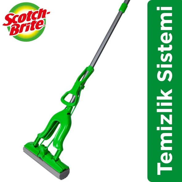 Scotch Brite Kelebek Paspas, Değiştirilebilir Premium Paspas, Yeşil ürün görseli 1