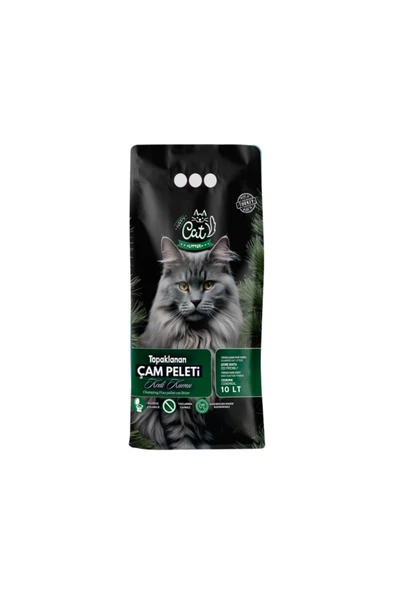 PELET KEDİ KUMU TOPAKLANAN ÇAM PELET KEDİ KUMU 10 LİTRE- DOĞAL ürün görseli 1