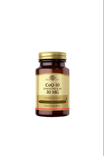 Solgar Coenzyme Q-10 30 mg 30 Kapsül ürün görseli 1