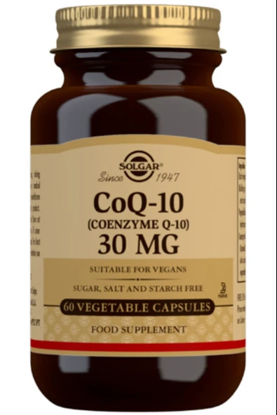 Solgar Coenzyme Q-10 30 mg 60 Kapsül ürün görseli 1