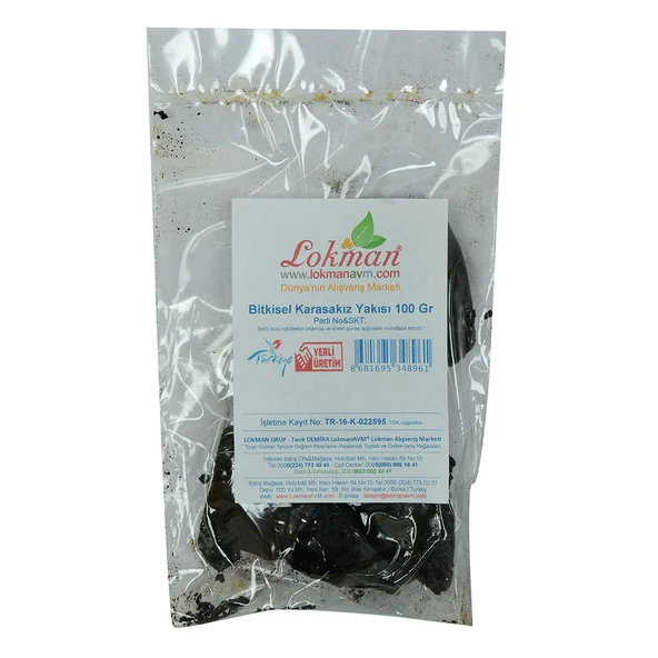 LokmanAVM Karasakız Yakısı Bitkisel 100 Gr Paket - Resim 2