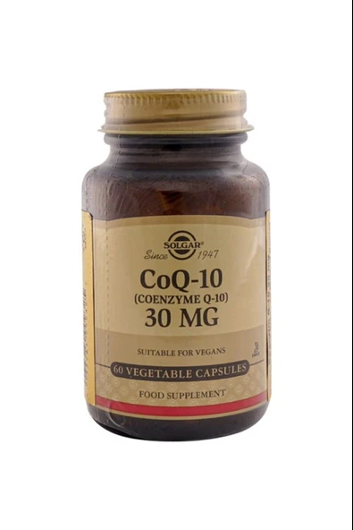 Solgar Coenzyme Q-10 30 mg 60 Kapsül ürün görseli 1