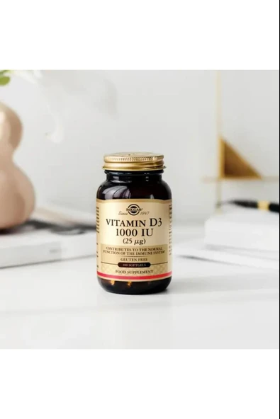 Solgar Vitamin D3 1000ıu 100 Kapsül - Resim 3