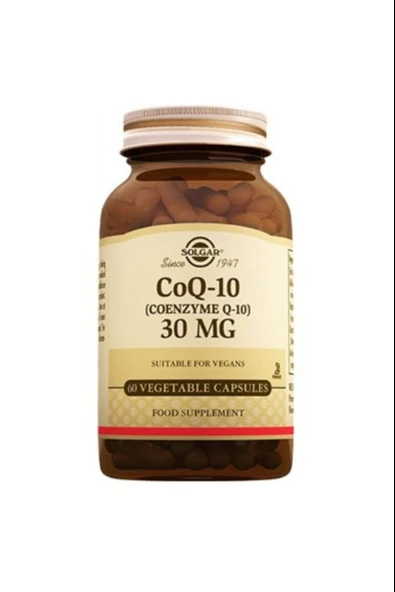 Solgar Coenzyme Q-10 30 mg 60 Kapsül ürün görseli 1