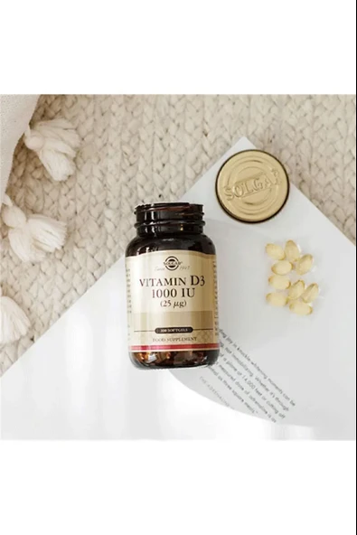 Solgar Vitamin D3 1000ıu 100 Kapsül - Resim 3