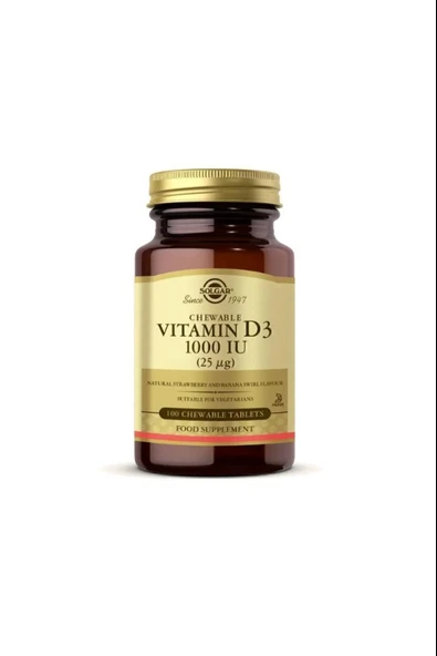 Solgar Vitamin D3 1000ıu 100 Kapsül ürün görseli 1