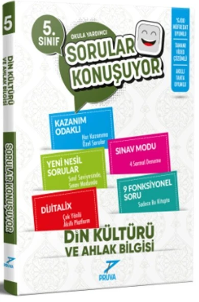 Pruva Akademi 5. Sınıf Din Kültürü ve Ahlak Bilgisi Sorular Konuşuyor ürün görseli 1
