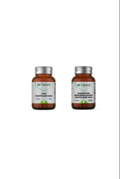 Venatura 5-htp 100 Mg 30 Kapsül + Magnezyum Bisglisinat 60 Tablet ürün görseli 1