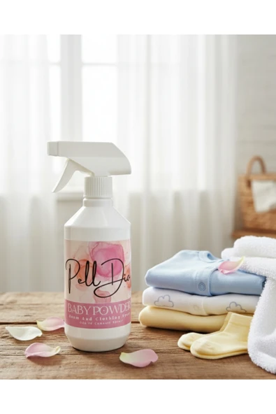 Pelldio Mango & Baby Powder Ev, Tekstil, Oda ve Çamaşır Spreyi Avantajlı Paket 2x500ml ürün görseli 1