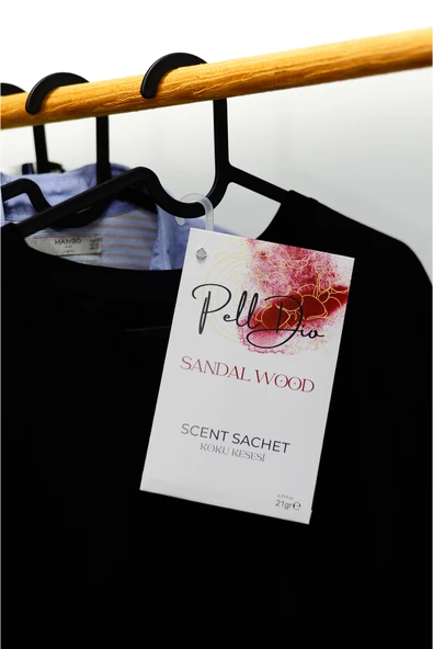 Pelldio Sandal Wood Ayakkabılık Dolap Ve Çekmece Parfümlü Kese Kokusu Oda Koku Kesesi ürün görseli 1