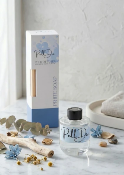 Pelldio White Soap Çubuklu Oda Kokusu 110ml - Resim 3