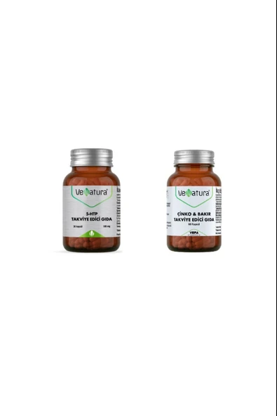 Venatura 5-htp 100 Mg 30 Kapsül + Venatura Çinko & Bakır 60 Kapsül ürün görseli 1