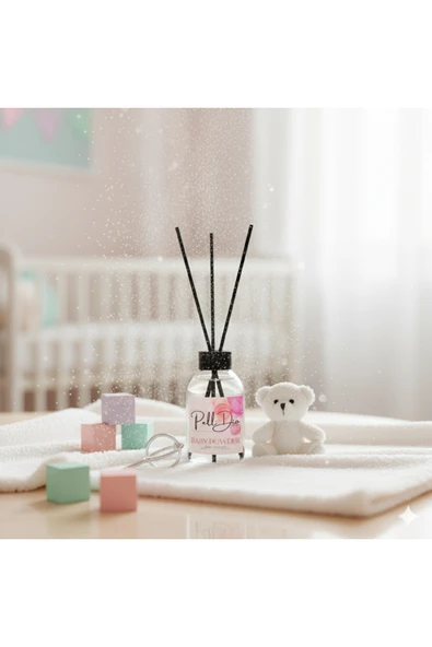 Pelldio Baby Powder Çubuklu Oda Kokusu Eko 100ml ürün görseli 1