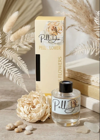 Pelldio White Flowers Çubuklu Oda Kokusu 110ml - Resim 2