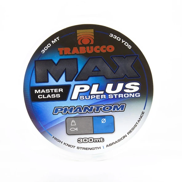 Trabucco Max Plus Phantom 300m Monofilament Olta Misinası  0.20mm - 4kg ürün görseli 1