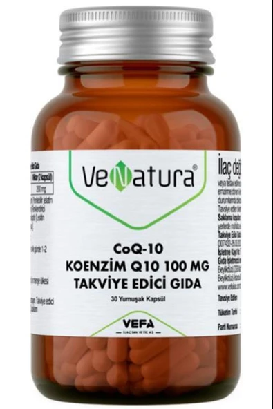 Venatura Koenzim Q10 100 mg 30 Kapsül ürün görseli 1