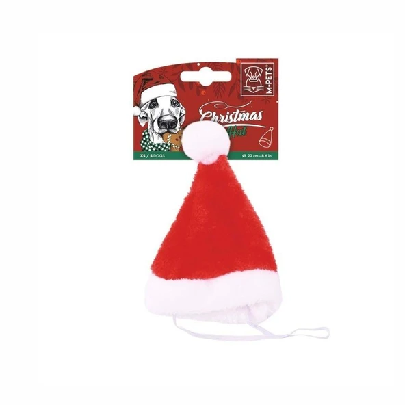 M-Pets Christmas Köpek Şapkası Kırmızı XS-S ürün görseli 1