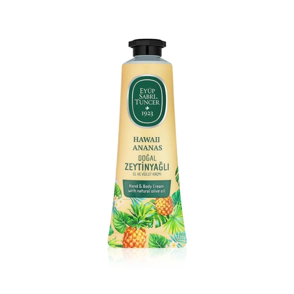 Eyüp Sabri Tuncer Hawaii Ananas Doğal Zeytinyağlı El ve Vücut Kremi 50 ml ürün görseli 1