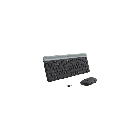 Logıtech MK470 Klavye+ Mouse Kablosuz Siyah (920-009435) ürün görseli 1