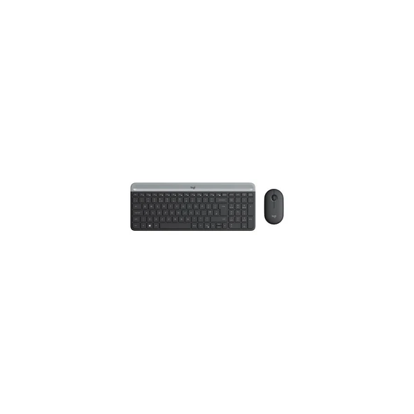 Logıtech MK470 Klavye+ Mouse Kablosuz Siyah (920-009435) - Resim 2