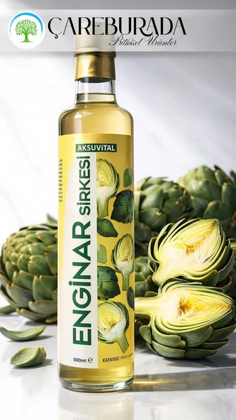 AKSUVITAL ENGİNAR SİRKESİ 500ML. ürün görseli 1