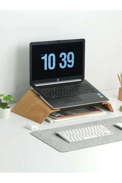 Fagus Wood Laptop Standı (kayın) - Resim 2
