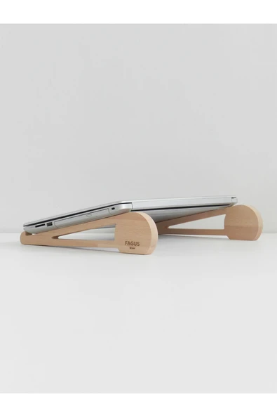 Fagus Wood Girift Laptop Standı - Resim 3